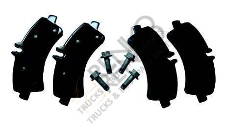 MERCEDES SPRINTER 516 VW CRAFTER ÇIFT ÇEKER ARKA FREN BALATASI       OEM : A0044208120, BEŞER 3963, 4550352010,0054207420