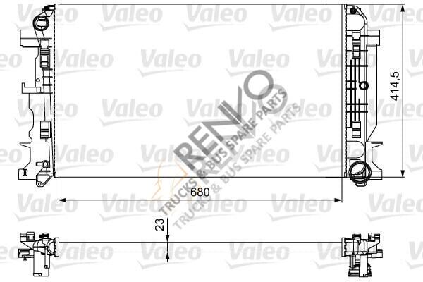Mercedes Sprinter 2006-2010 Arası 211 CDI Su Radyatörü Valeo Marka