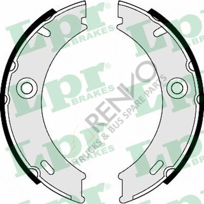 Mercedes Sprinter 1995-2012 Arası 310 D 2.9 Arka Fren Pabuçlu Balata LPR Marka