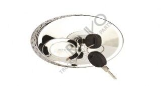 81122100015-81122106025-0004700405-0004716730 BOUCHON DE RÉSERVOIR-80 MM BOUCHON DE RÉSERVOIR DE CARBURANT AVEC BOUCHON ANTI-POUSSIÈRE EN FONTE DE VERROUILLAGE MAN-MERCEDES