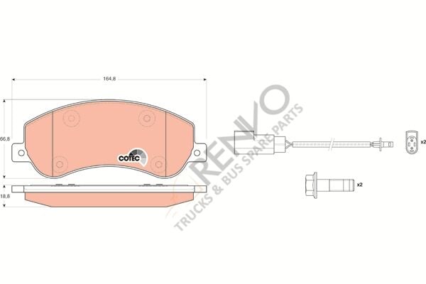 Ford Transit 2006-2014 Arası 2.2 TDCi Ön Balata TRW Marka