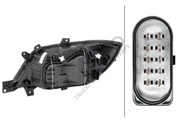Mercedes Sprinter 1995-2006 Arası 214 Sağ Far Hella Marka