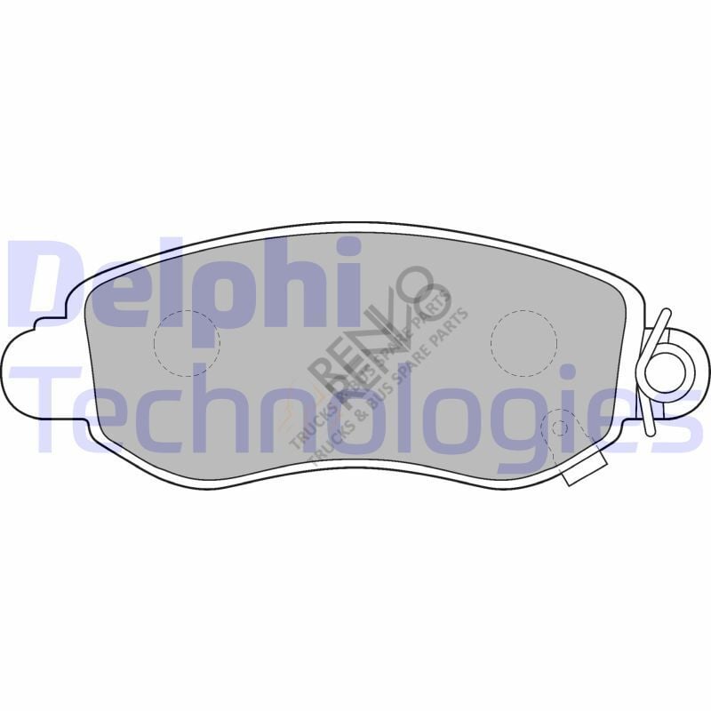 Ford Transit 2000-2006 Arası 2.4 DI Ön Balata Delphi Marka