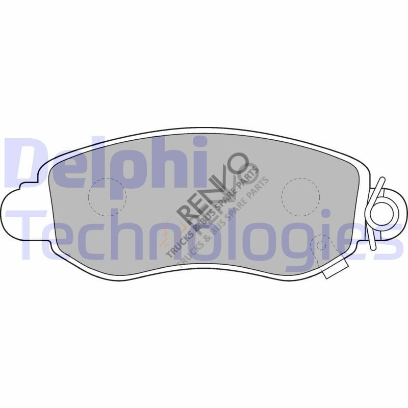 Ford Transit 2000-2006 Arası 2.4 DI Ön Balata Delphi Marka