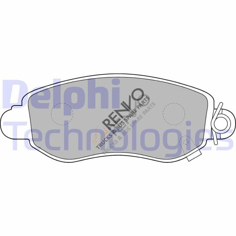 Ford Transit 2000-2006 Arası 2.4 DI Ön Balata Delphi Marka