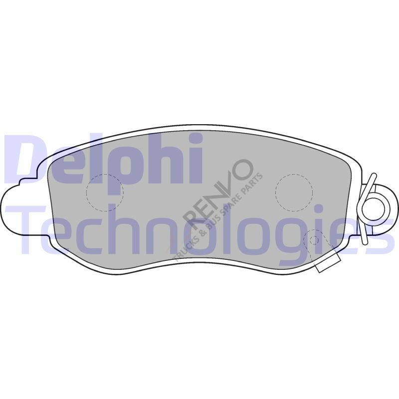 Ford Transit 2000-2006 Arası 2.4 DI Ön Balata Delphi Marka