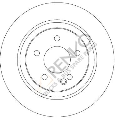 Mercedes Vito 2014-2018 Arası 109 CDI Arka Fren Diski TRW Marka