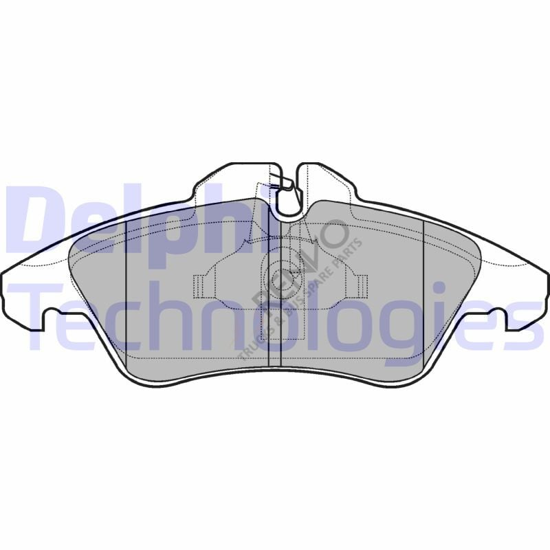 Mercedes Vito 1996-2003 Arası 108 D 2.3 Ön Balata Delphi Marka