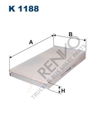 Mercedes Vito 2003-2007 Arası 110 CDI Polen Filtresi Filtron Marka