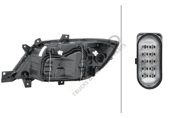 Mercedes Sprinter 1995-2012 Arası 314 Sağ Far Hella Marka