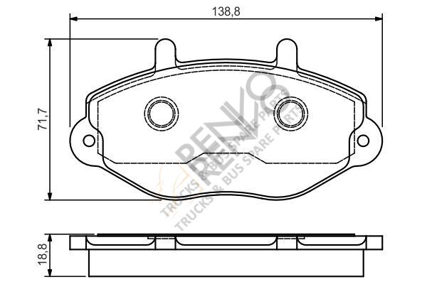 Ford Transit 1991-1994 Arası 2.0 i Ön Balata Bosch Marka