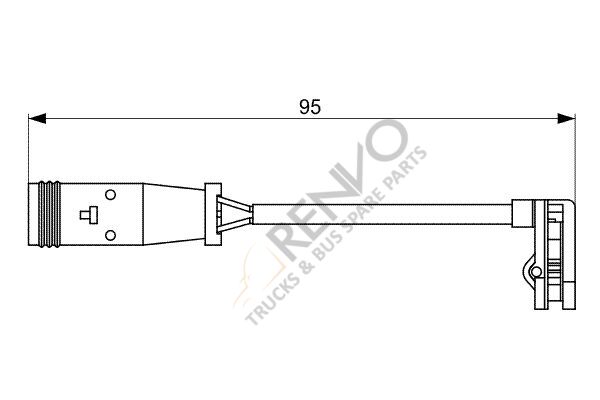 Mercedes Sprinter 2006-2010 Arası 318 CDI Arka Balata Fişi Bosch Marka