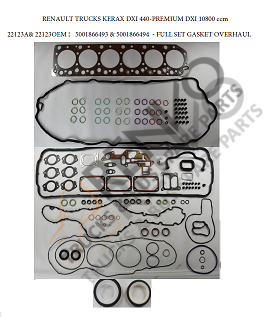 5001866493 & 7485129458 FULL TAKIM CONTA RENAULT TRUCKS KERAX DXI 440 & PREMIUM DXI 10800 cc- VOLVO FM-FH