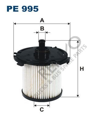 Ford Transit 2006-2014 Arası 2.2 TDCi Mazot Yakıt Filtresi Filtron Marka