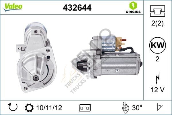 Mercedes Sprinter 1995-2006 Arası 212 D Marş Motoru Valeo Marka