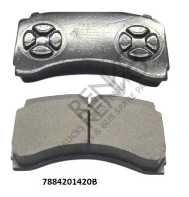 0064201420 FREN BALATASI ON MERCEDES ACTROS.AXOR MP2-3 BEŞER 4050