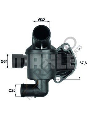 Volkswagen Crafter 2006-2016 Arası 2.0 TDI Termostat Mahle Marka