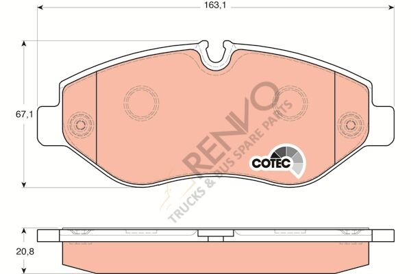 Mercedes Vito 2003-2007 Arası 113 CDI Ön Balata TRW Marka