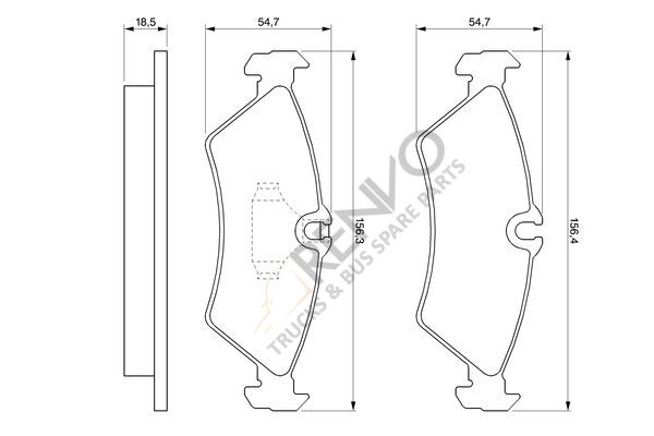 Mercedes Sprinter 1995-2006 Arası 210 D Arka Balata Bosch Marka