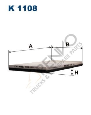 Mercedes Vito 1996-2003 Arası 108 D 2.3 Polen Filtresi Filtron Marka