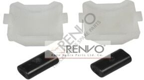 PLACA MERCEDES TIPO CUNHA BRANCA