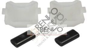 PLATE MERCEDES TYPE WHITE WEDGE