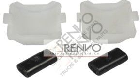 PLATE MERCEDES TYPE WHITE WEDGE