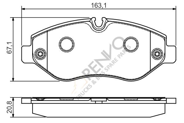 Mercedes Sprinter 2006-2010 Arası 319 CDI / BlueTEC 4x4 Ön Balata Bosch Marka