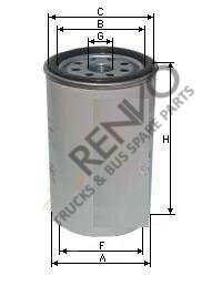 RENAULT TRUCKS D WİDED NARROW EU6 VOLVO MERCEDES IVECO LIEBHERR YAKIT FİLTRESI Oem : 7421088099, 21088101, 0004771602, 504086268, 11081663, 04291642