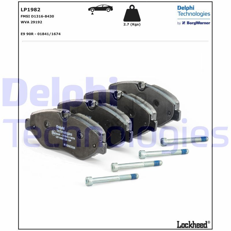 Mercedes Sprinter 2006-2010 Arası 313 CDI 4x4 Ön Balata Delphi Marka