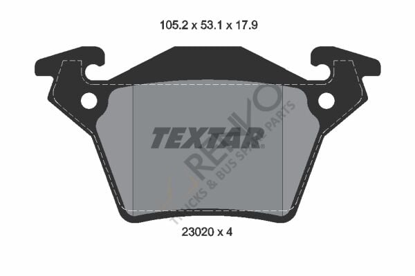 Mercedes Vito 1997-2003 Arası 110 D 2.3 Arka Balata Textar Marka