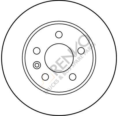 Mercedes Vito 1996-2003 Arası V 200 Ön Fren Diski TRW Marka