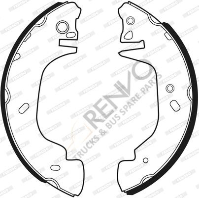 Ford Transit 1991-2000 Arası 2.5 TD Arka Fren Pabuçlu Balata Ferodo Marka