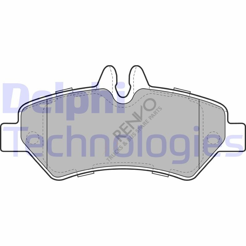 Mercedes Sprinter 2006-2010 Arası 318 CDI Arka Balata Delphi Marka