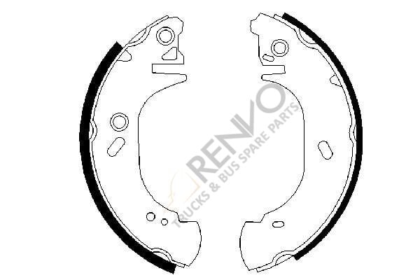 Ford Transit 1994-2000 Arası 2.5 DI Arka Fren Pabuçlu Balata Bosch Marka