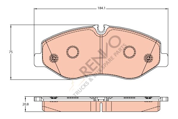 Mercedes Vito 2014-2018 Arası 109 CDI / 109 BlueTEC Ön Balata TRW Marka