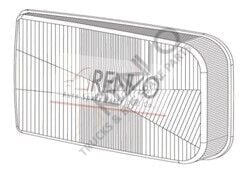 LENTE DO FAROL ESQUERDO - DAF F95 1987-1995