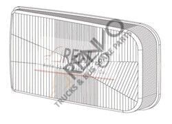 LENTE DEL FARO IZQUIERDA - DAF F95 1987-1995