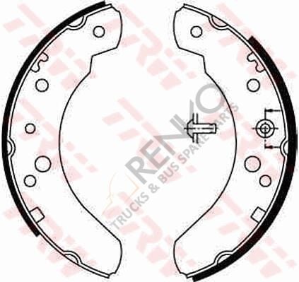 Ford Transit 1985-1992 Arası 2.0 Arka Fren Pabuçlu Balata TRW Marka