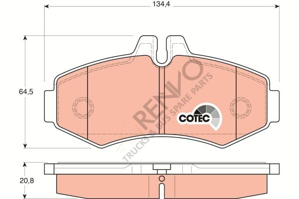 Mercedes Vito 1996-2003 Arası V 230 TD Ön Balata TRW Marka