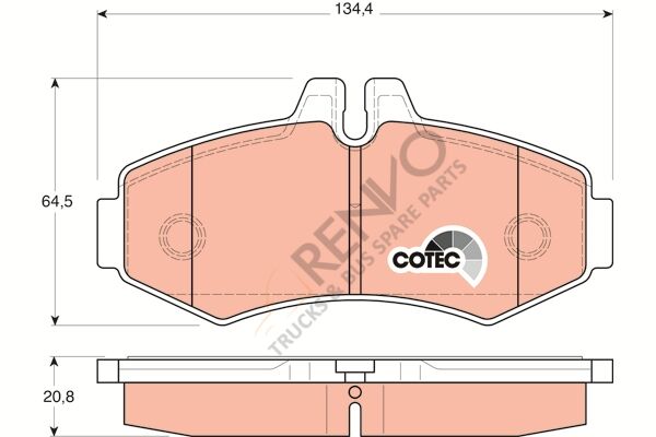 Mercedes Vito 1996-2003 Arası 114 2.3 Ön Balata TRW Marka