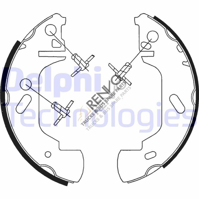 Ford Transit 1994-2000 Arası 2.0 Arka Fren Pabuçlu Balata Delphi Marka
