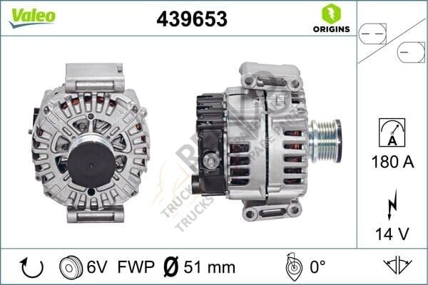 Mercedes Sprinter 2006-2010 Arası 513 CDI 4x4 Alternatör Valeo Marka