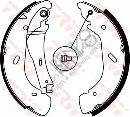 Ford Transit 2000-2006 Arası 2.0 DI Arka Fren Pabuçlu Balata TRW Marka