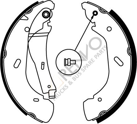 Ford Transit 2000-2006 Arası 2.4 DI RWD Arka Fren Pabuçlu Balata TRW Marka