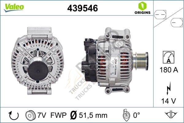 Mercedes Sprinter 2006-2010 Arası 319 CDI / BlueTEC 4x4 Alternatör Valeo Marka