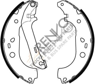 Ford Transit Connect 2002-2006 Arası 1.8 16V Arka Fren Pabuçlu Balata TRW Marka