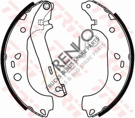 Ford Transit Connect 2002-2006 Arası 1.8 16V Arka Fren Pabuçlu Balata TRW Marka
