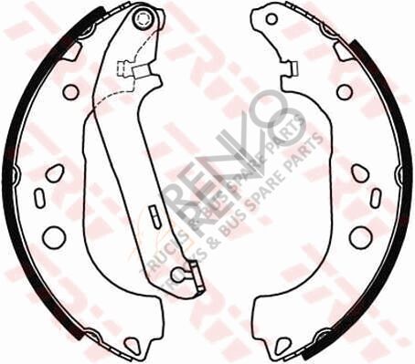 Ford Transit Connect 2002-2006 Arası 1.8 16V Arka Fren Pabuçlu Balata TRW Marka