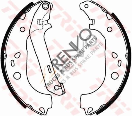 Ford Transit Connect 2002-2006 Arası 1.8 16V Arka Fren Pabuçlu Balata TRW Marka